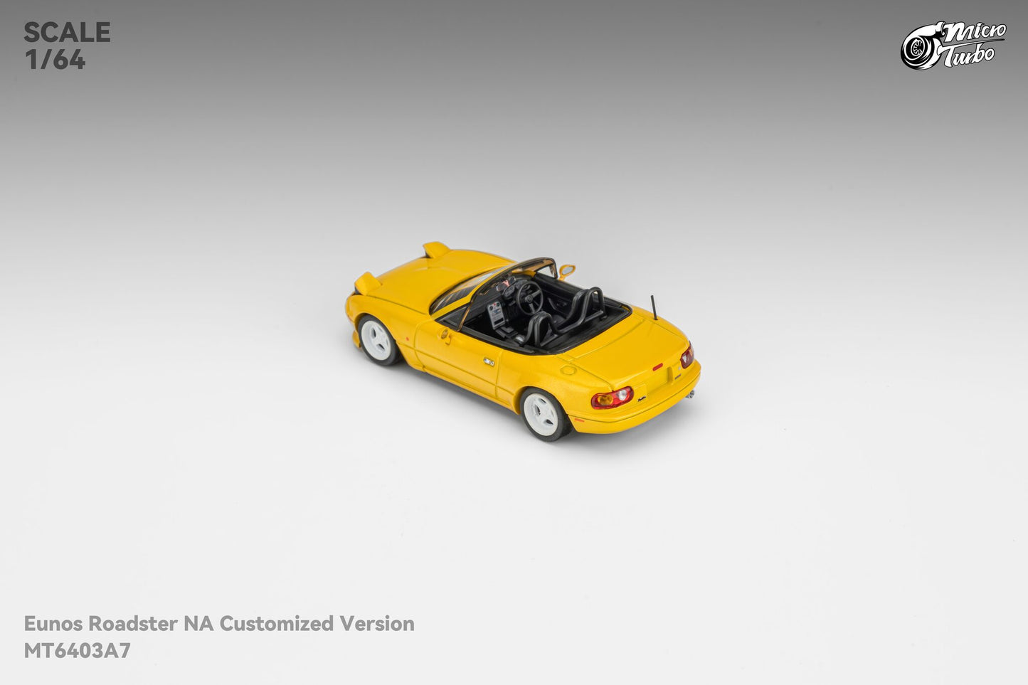 Microturbo - 1/64 Custom MX5 - Metallic Yellow