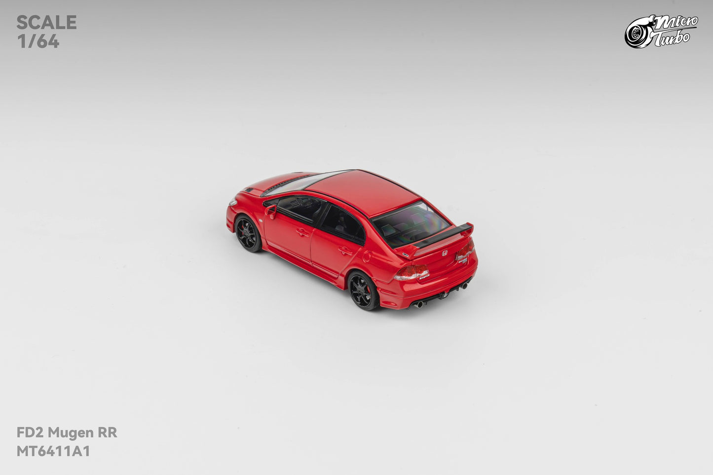 (Pre-Order) Microturbo 1/64 Custom FD2 MUGEN RR - Red