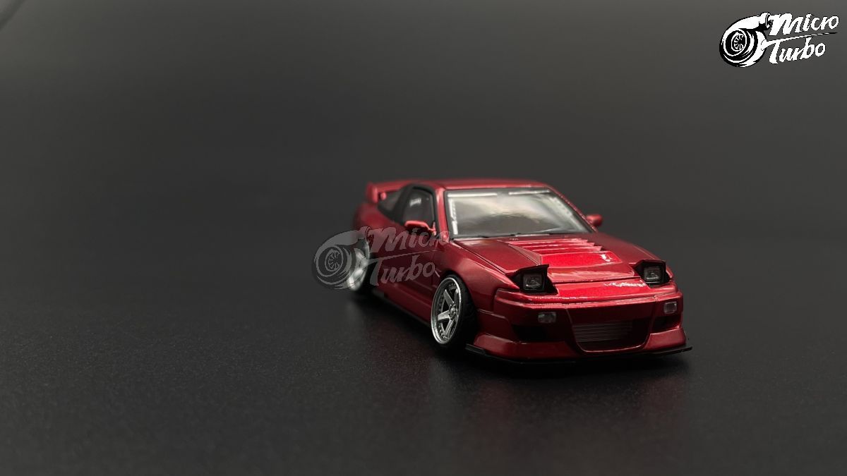 Microturbo 1/64 Custom 180SX Spirit Rei - Red