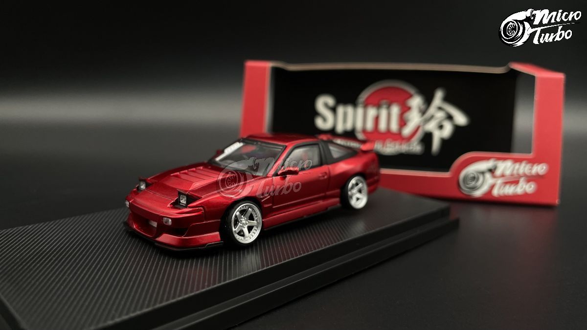 Microturbo 1/64 Custom 180SX Spirit Rei - Red