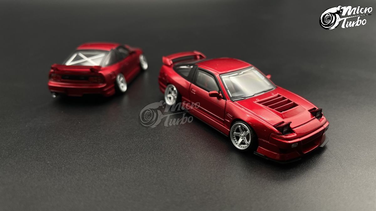 Microturbo 1/64 Custom 180SX Spirit Rei - Red