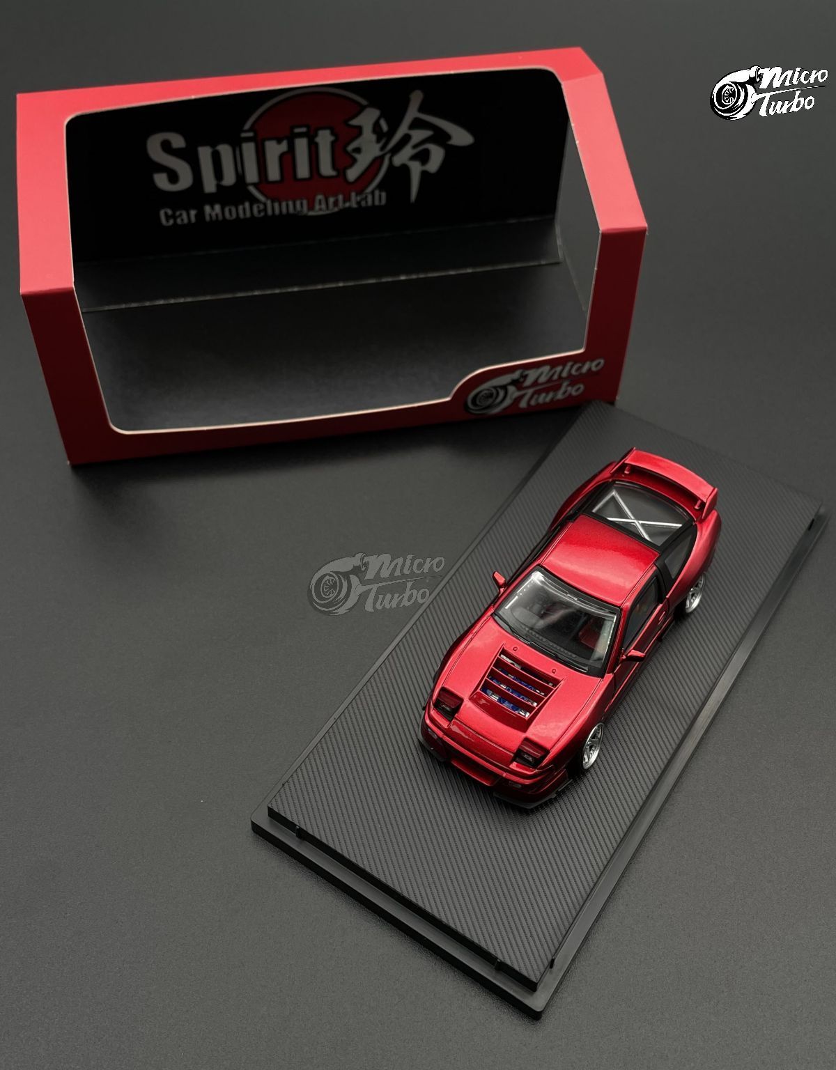 Microturbo 1/64 Custom 180SX Spirit Rei - Red
