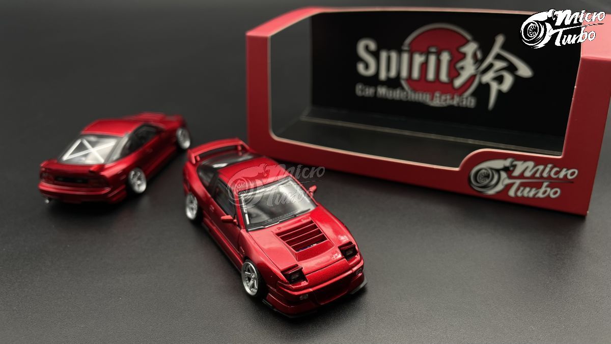 Microturbo 1/64 Custom 180SX Spirit Rei - Red
