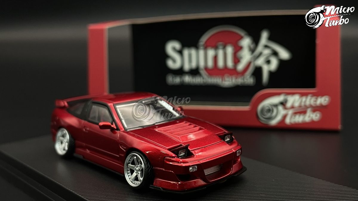 Microturbo 1/64 Custom 180SX Spirit Rei - Red