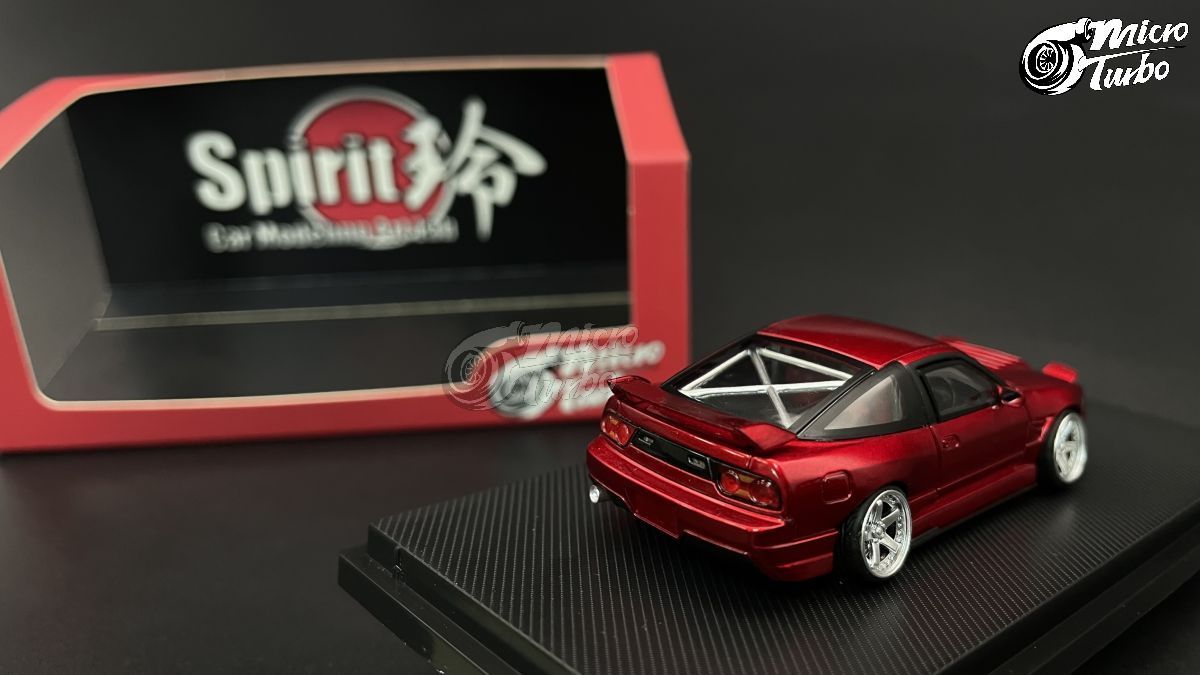 Microturbo 1/64 Custom 180SX Spirit Rei - Red