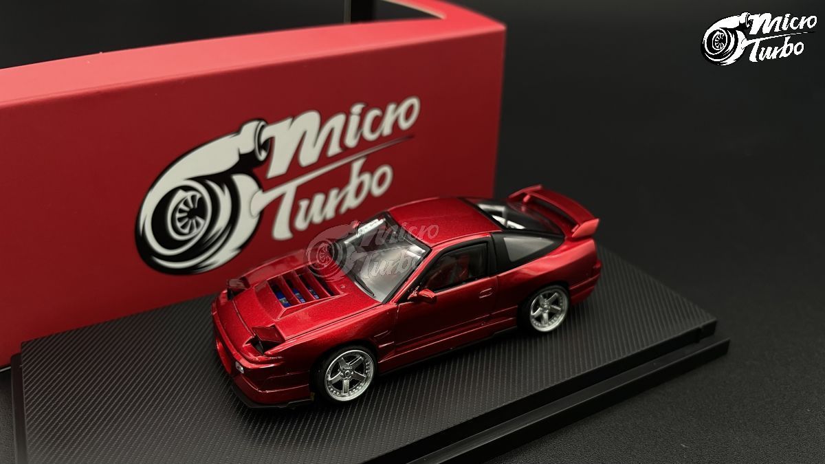 Microturbo 1/64 Custom 180SX Spirit Rei - Red