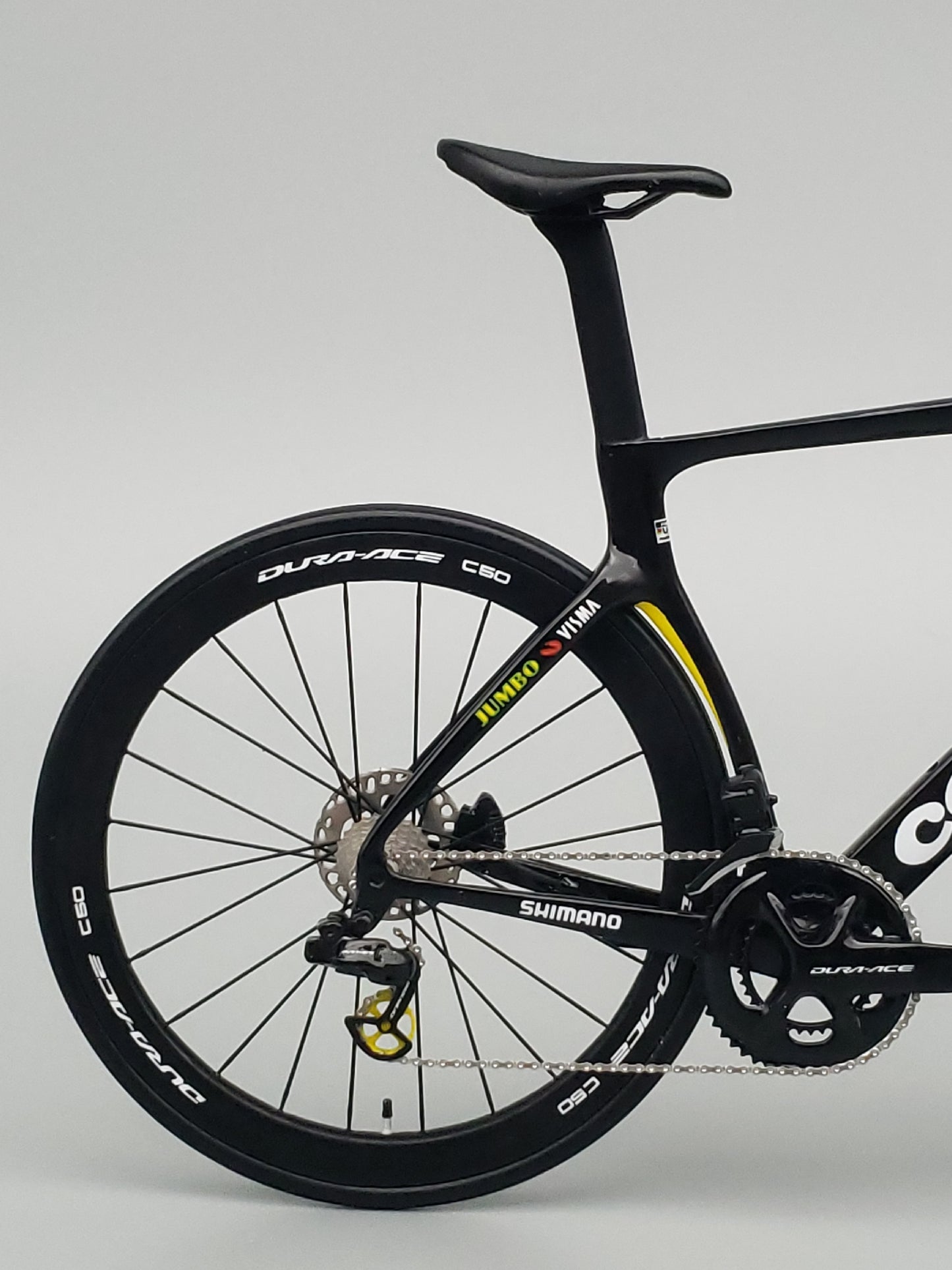 UNPAINTED/UNASSEMBLED White Mold - Hobbitbike 1/12 Road Bike Model Kit- HB01-0010 - Cervelo s5