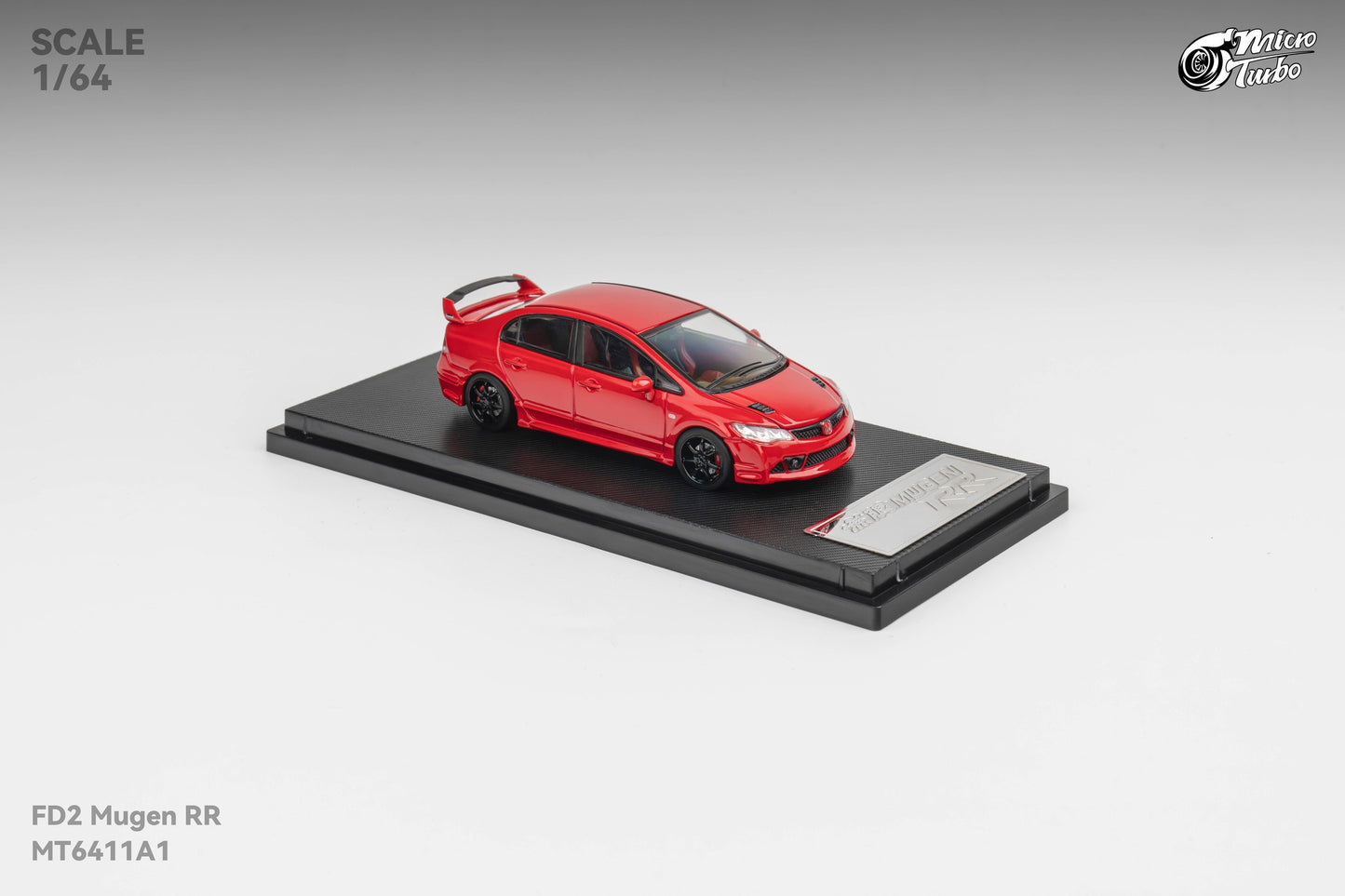 (Pre-Order) Microturbo 1/64 Custom FD2 MUGEN RR - Red