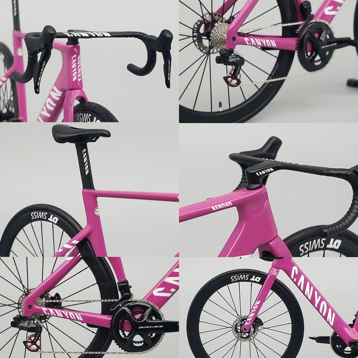 ASSEMBLED & PAINTED - Hobbitbike 1/12 Road Bike Model Kit - HB01-0011 - Canyon Aeroad