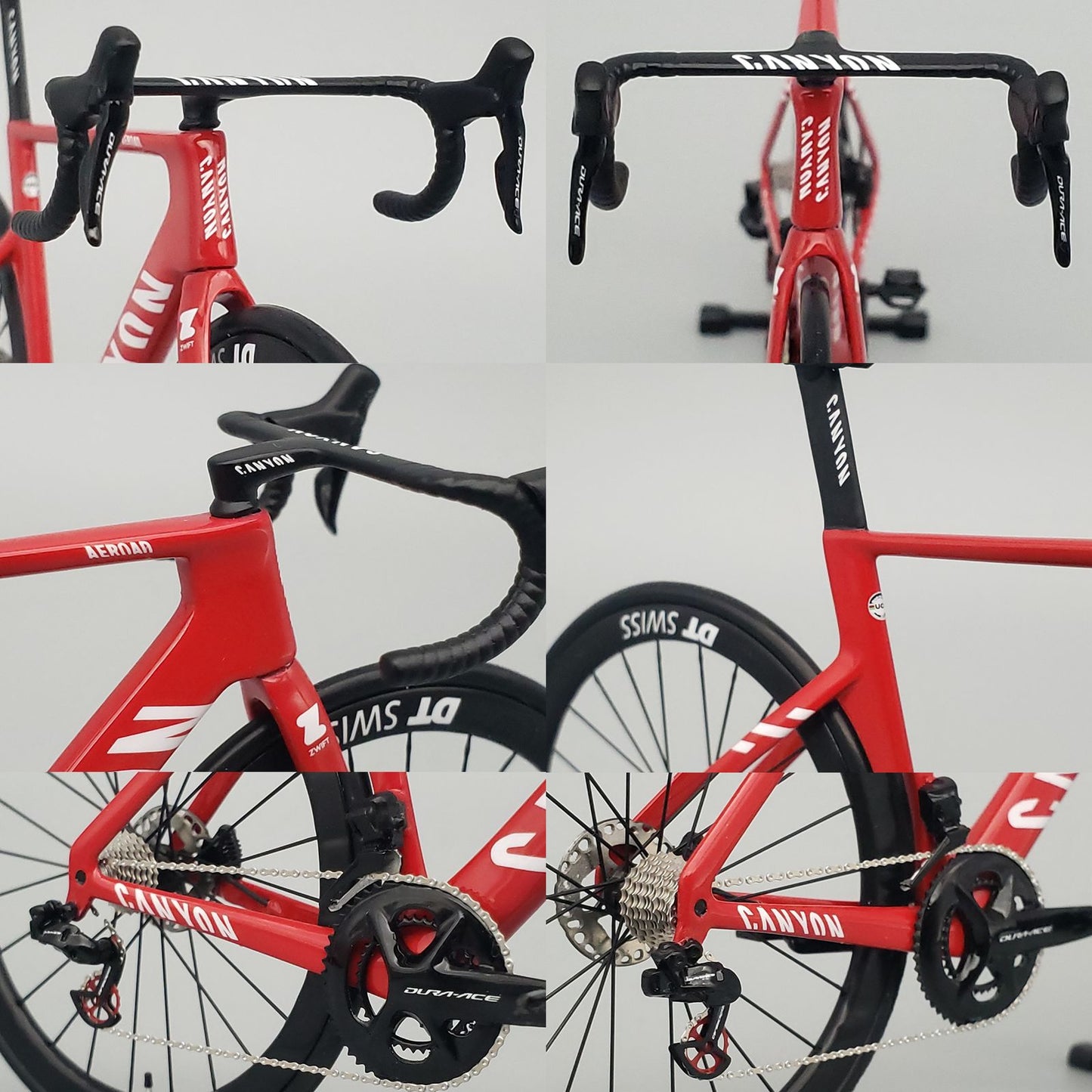 ASSEMBLED & PAINTED - Hobbitbike 1/12 Road Bike Model Kit - HB01-0011 - Canyon Aeroad
