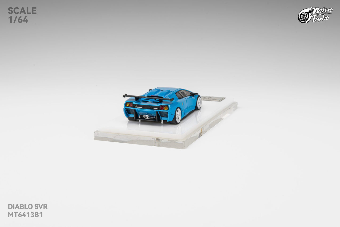 Microturbo 1/64 Custom Diablo SVR - Metallic Blue