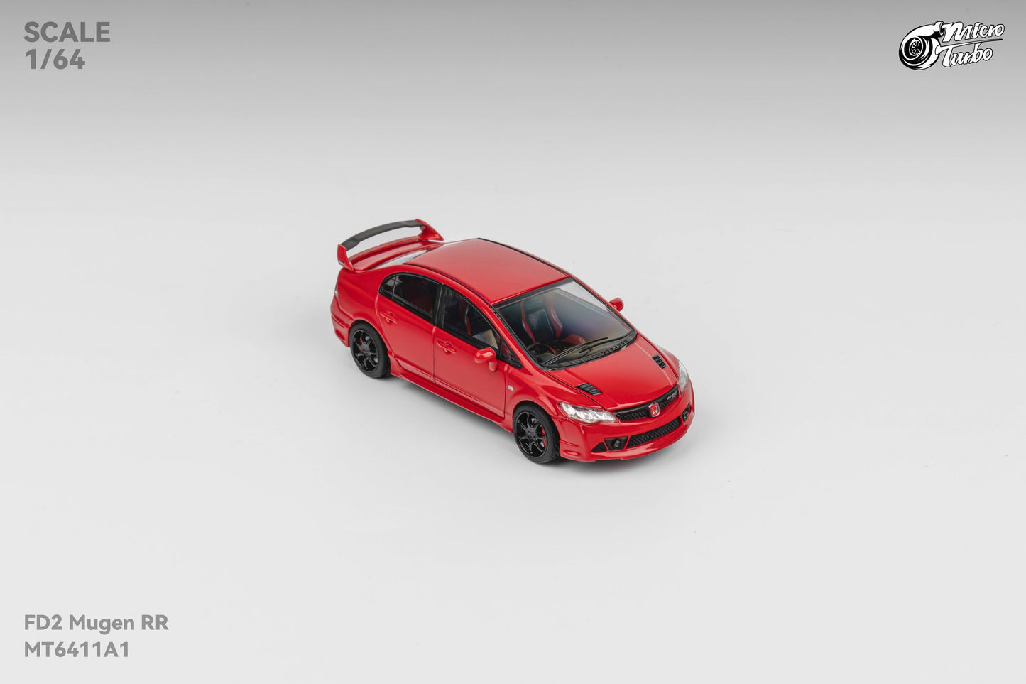 (Pre-Order) Microturbo 1/64 Custom FD2 MUGEN RR - Red