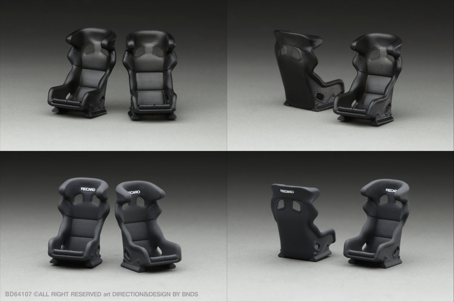 BNDS 1/64 Racing Seats Collection - BD64101/BD64102/BD64103/BD64104/BD64105/BD64106/BD64107
