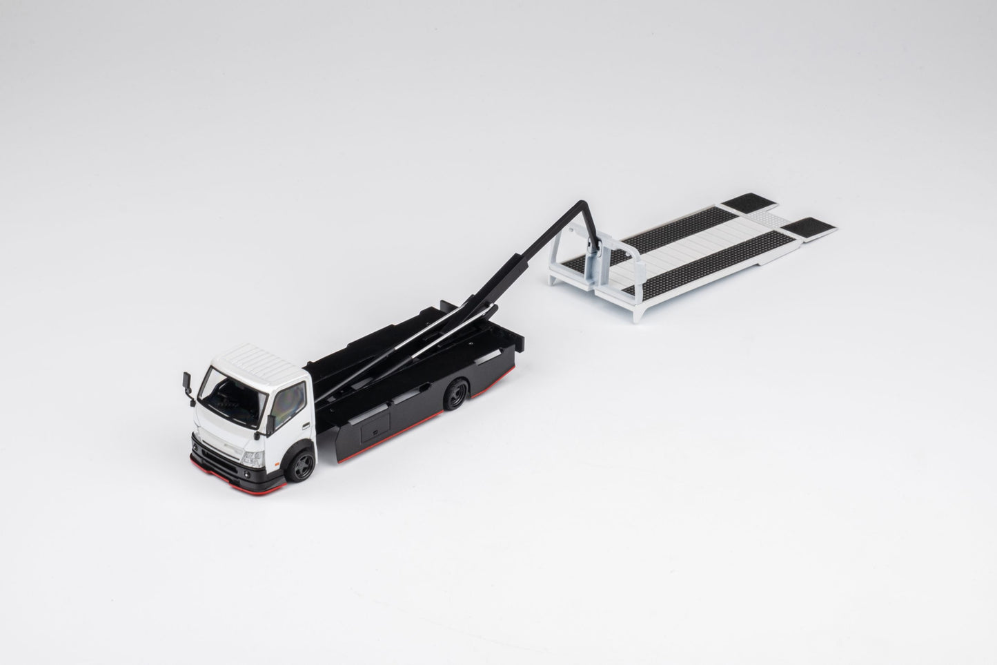 Microturbo Custom Flatbed Tow Truck- White