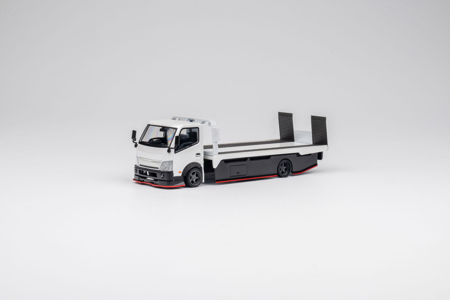 Microturbo Custom Flatbed Tow Truck- White