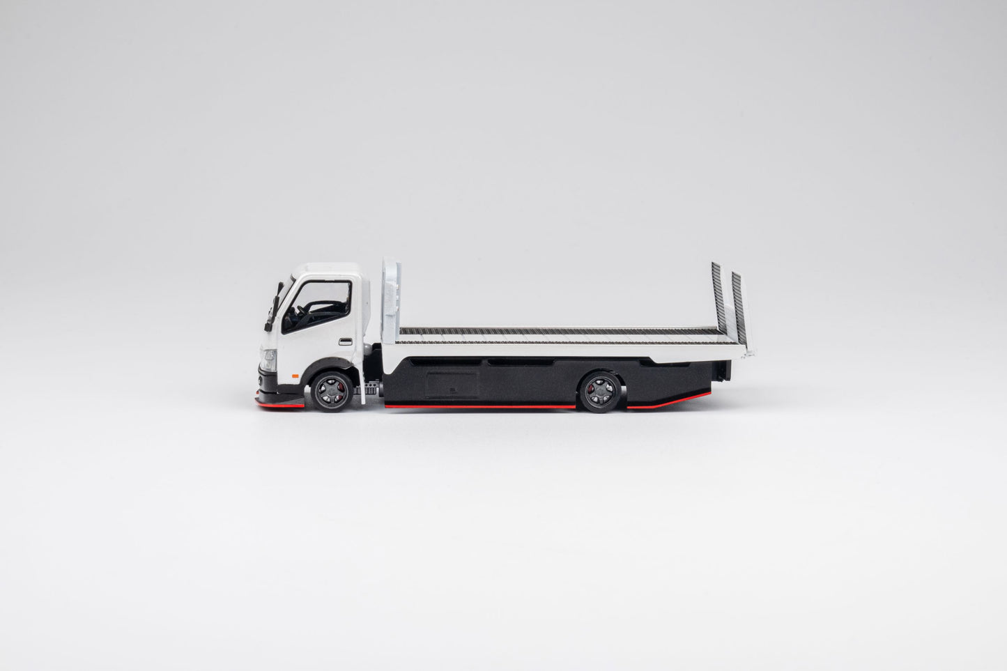 Microturbo Custom Flatbed Tow Truck- White