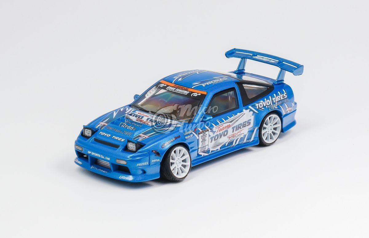 Microturbo 1/64 Custom 180SX - Metallic Blue