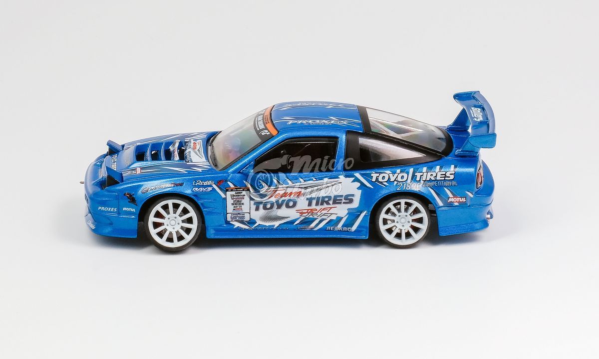 Microturbo 1/64 Custom 180SX - Metallic Blue