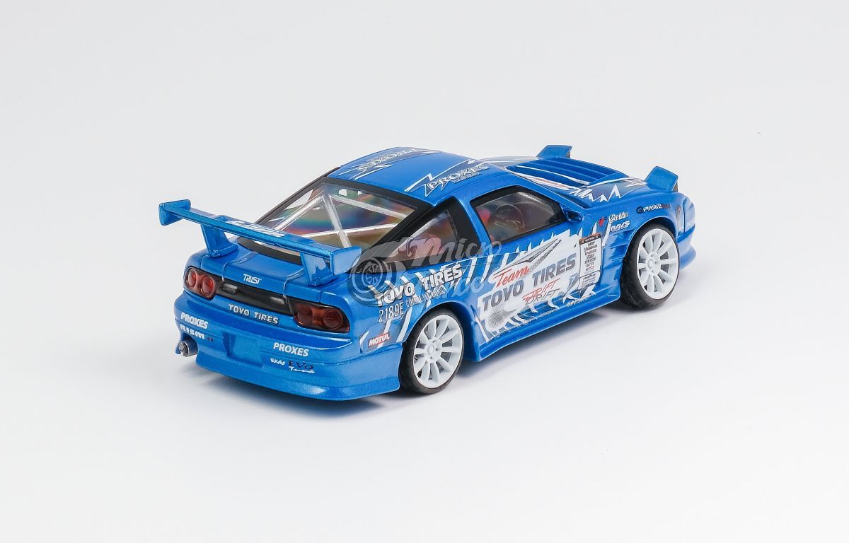 Microturbo 1/64 Custom 180SX - Metallic Blue