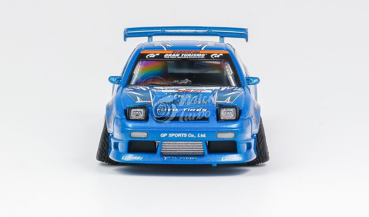 Microturbo 1/64 Custom 180SX - Metallic Blue