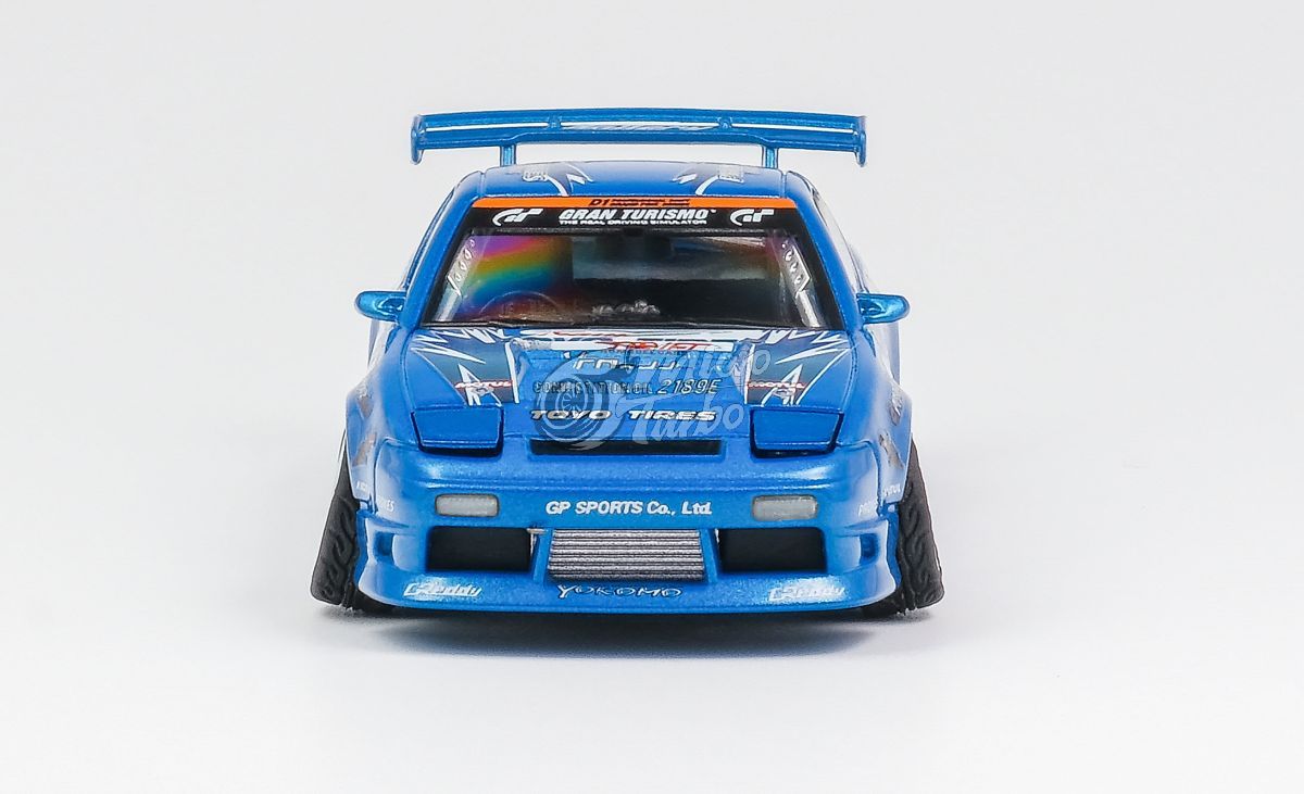Microturbo 1/64 Custom 180SX - Metallic Blue