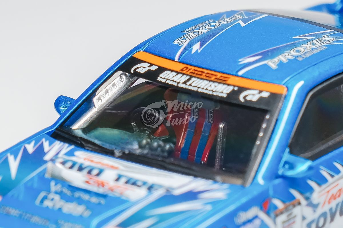 Microturbo 1/64 Custom 180SX - Metallic Blue