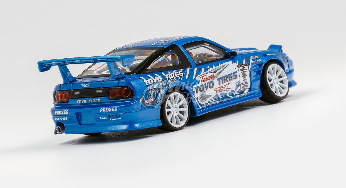 Microturbo 1/64 Custom 180SX - Metallic Blue