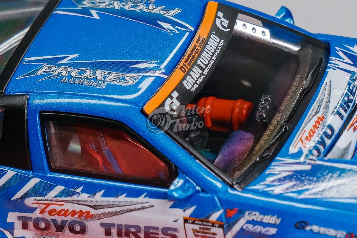 Microturbo 1/64 Custom 180SX - Metallic Blue