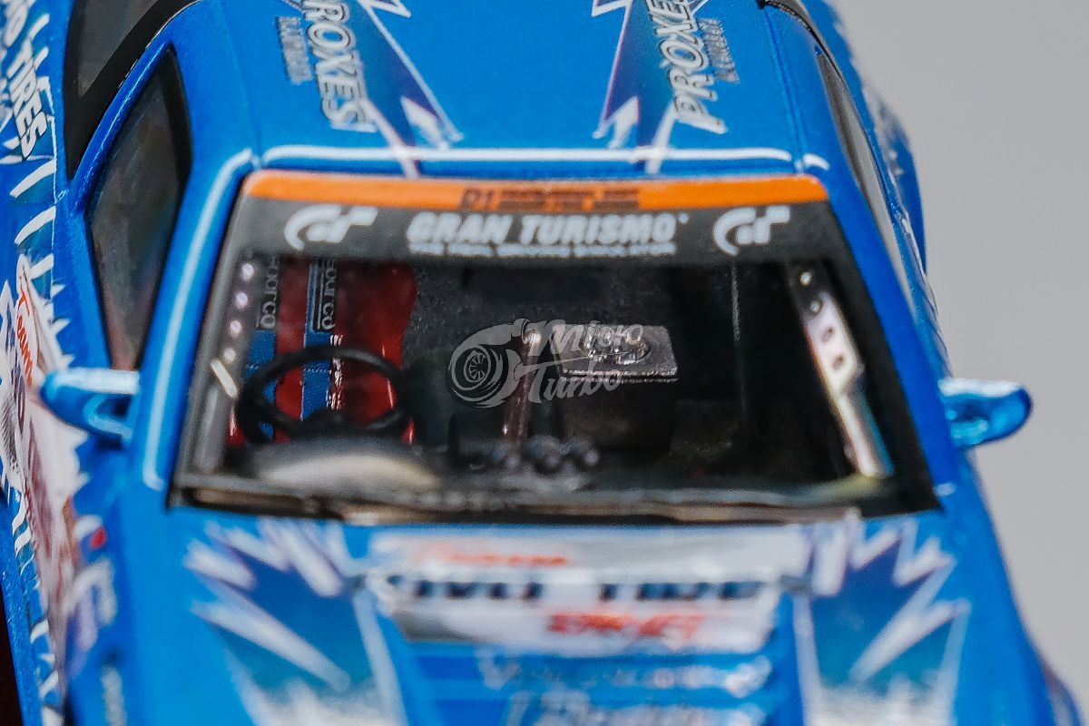 Microturbo 1/64 Custom 180SX - Metallic Blue