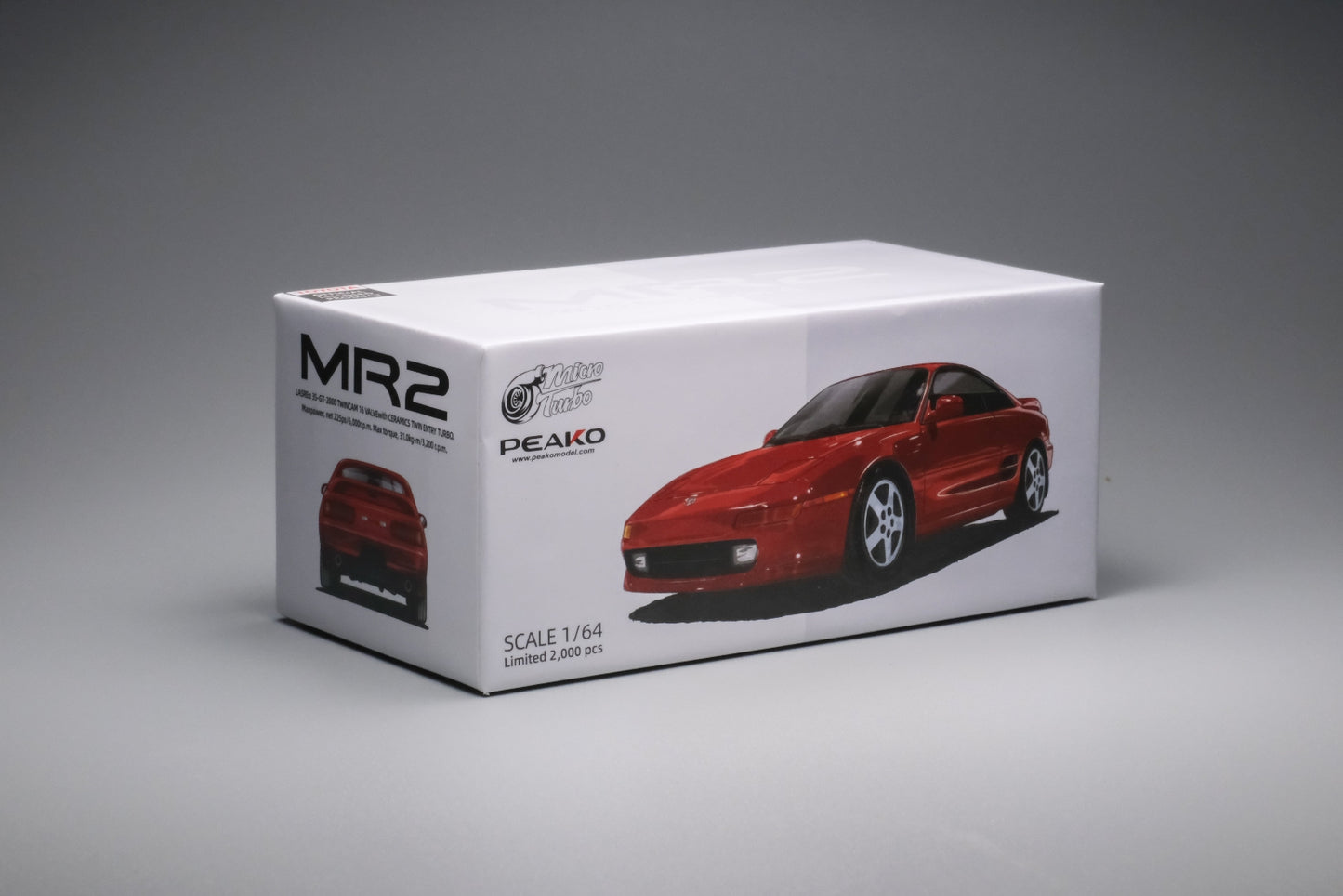 Microturbo 1/64 MR2 SW20 Red