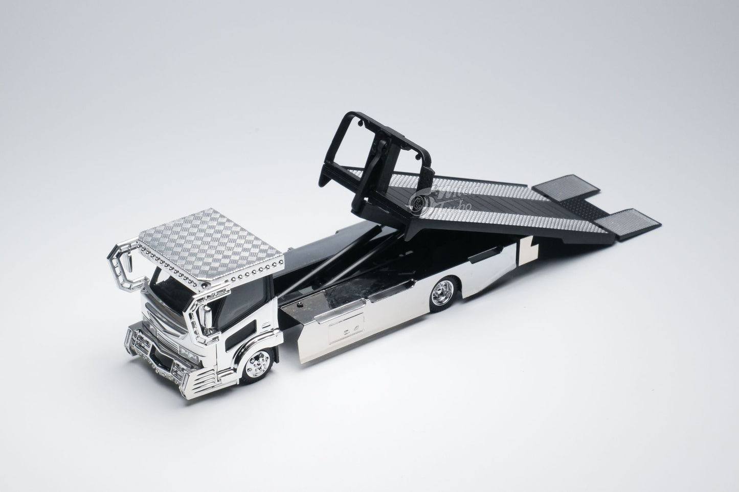 Microturbo 1/64 Dekotora Flatbed Tow Truck