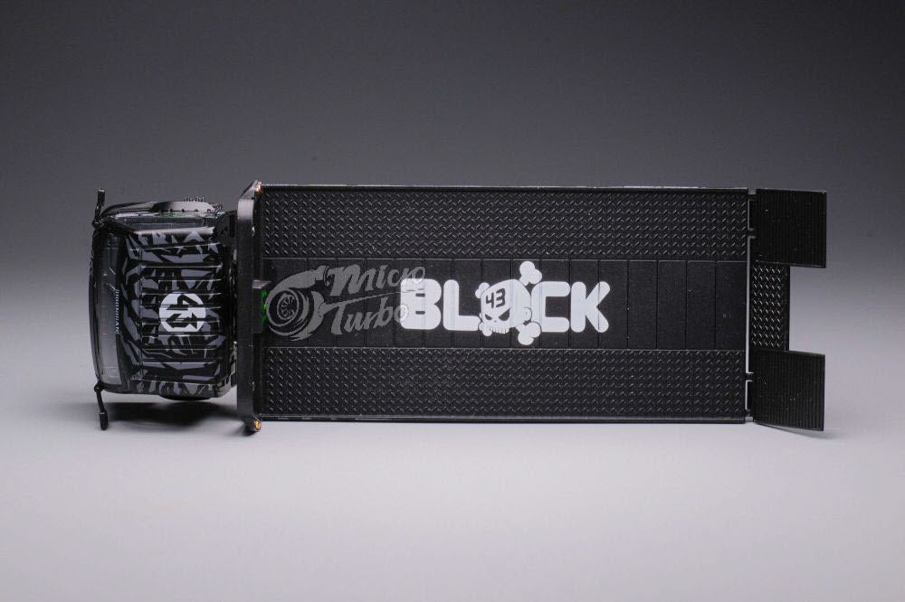 Microturbo 1/64 Custom Flatbed Tow Truck - Claws
