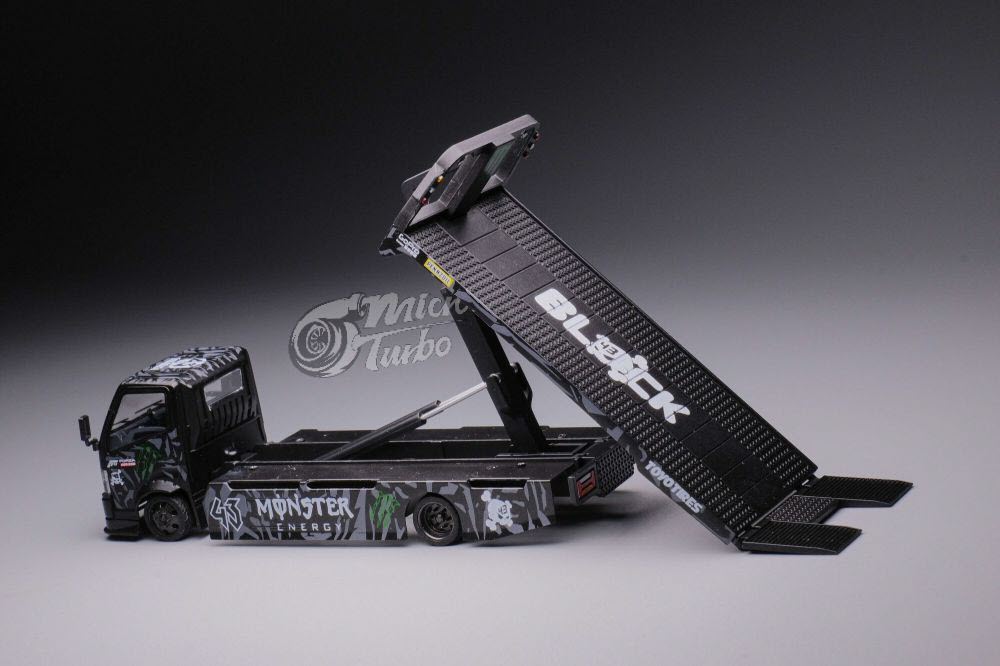 Microturbo 1/64 Custom Flatbed Tow Truck - Claws
