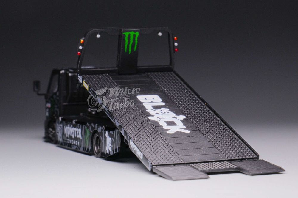 Microturbo 1/64 Custom Flatbed Tow Truck - Claws