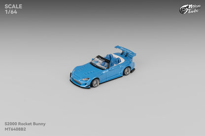 (Pre-Order)Microturbo - 1/64 Custom S2000 RB- Metallic Blue