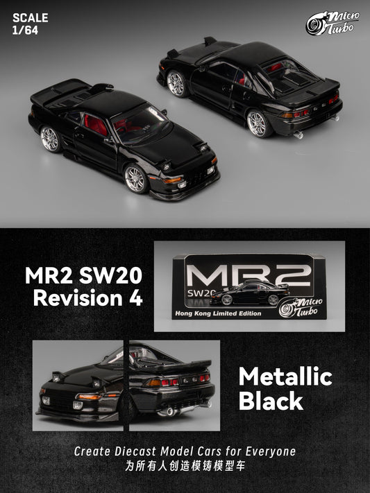 (Pre-order) Microturbo - Custom 1/64 MR2 Hong Kong Limited Edition 2024 - Black