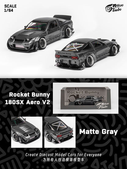 Microturbo 1/64 Custom RB 180SX - Matte Grey