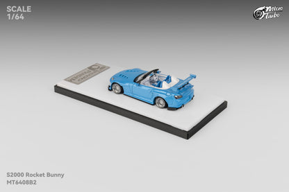 (Pre-Order)Microturbo - 1/64 Custom S2000 RB- Metallic Blue