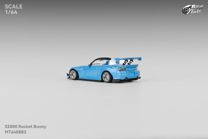 (Pre-Order)Microturbo - 1/64 Custom S2000 RB- Metallic Blue