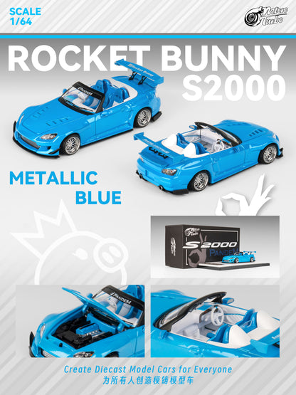 (Pre-Order)Microturbo - 1/64 Custom S2000 RB- Metallic Blue