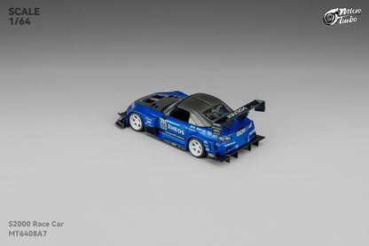 MicroTurbo - 1/64 Custom S2000 Racing - Candy Blue