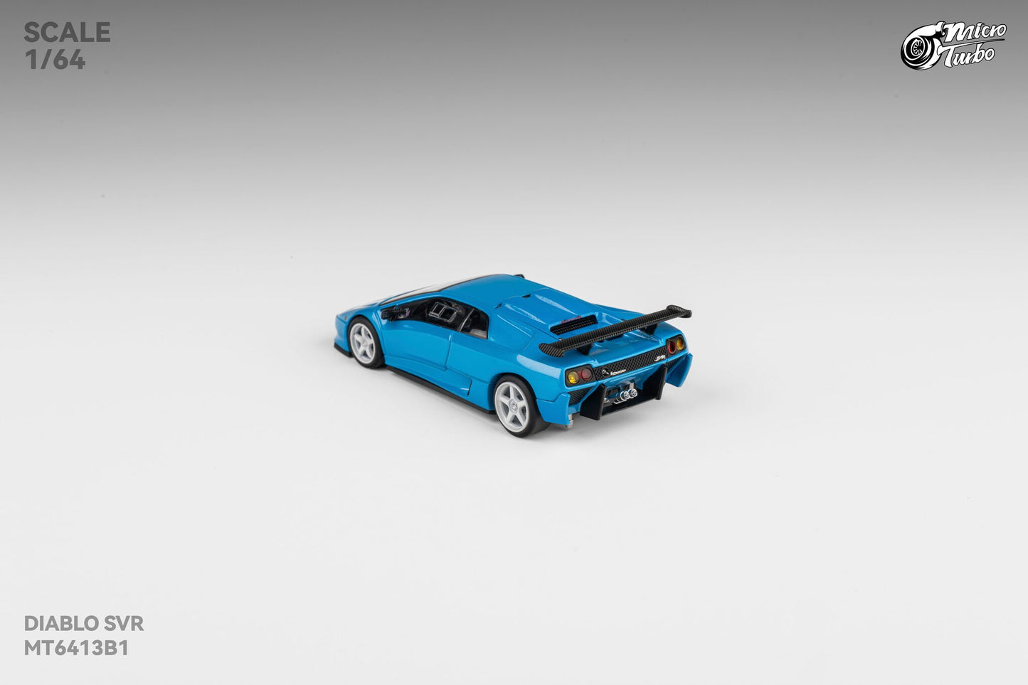 Microturbo 1/64 Custom Diablo SVR - Metallic Blue