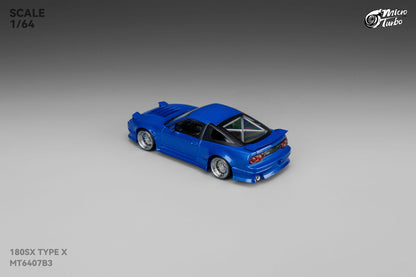 (Pre-Order) Microturbo - 1/64 Custom 180SX Type X - Metallic Blue