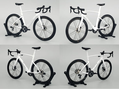 UNPAINTED/UNASSEMBLED White Mold - Hobbit Bike 1/12 Scale Plastic Road Bicycle Model Kit - HB01-0014 - Pinarello F