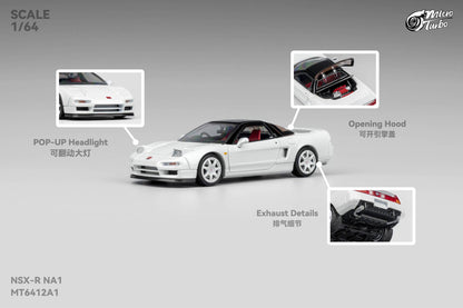 (Pre-Order) Microturbo - 1/64 Custom NSX-R - Metallic White