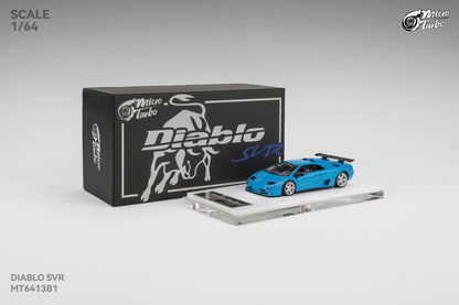 Microturbo 1/64 Custom Diablo SVR - Metallic Blue