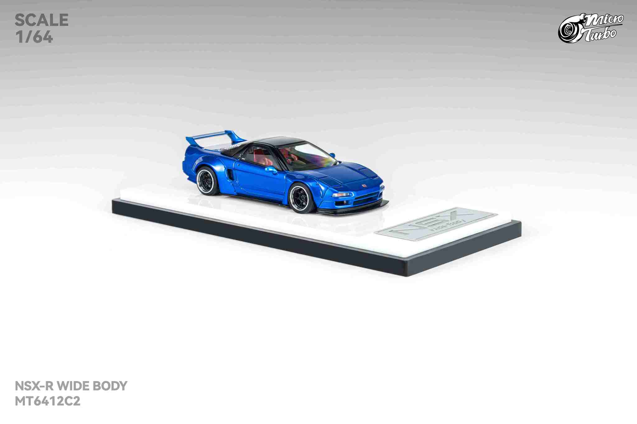 Pre-Order) Microturbo 1/64 Custom NSX Wide Body - Candy Blue – Mot