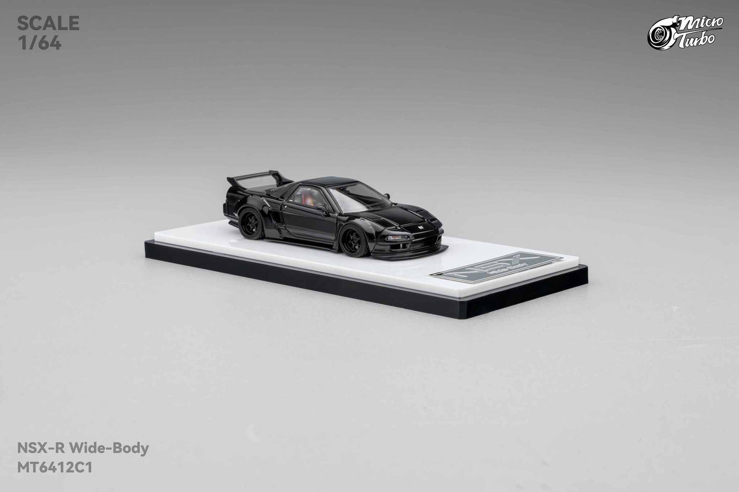 MicroTurbo - 1/64 Custom NSX Wide Body - Gloss Black