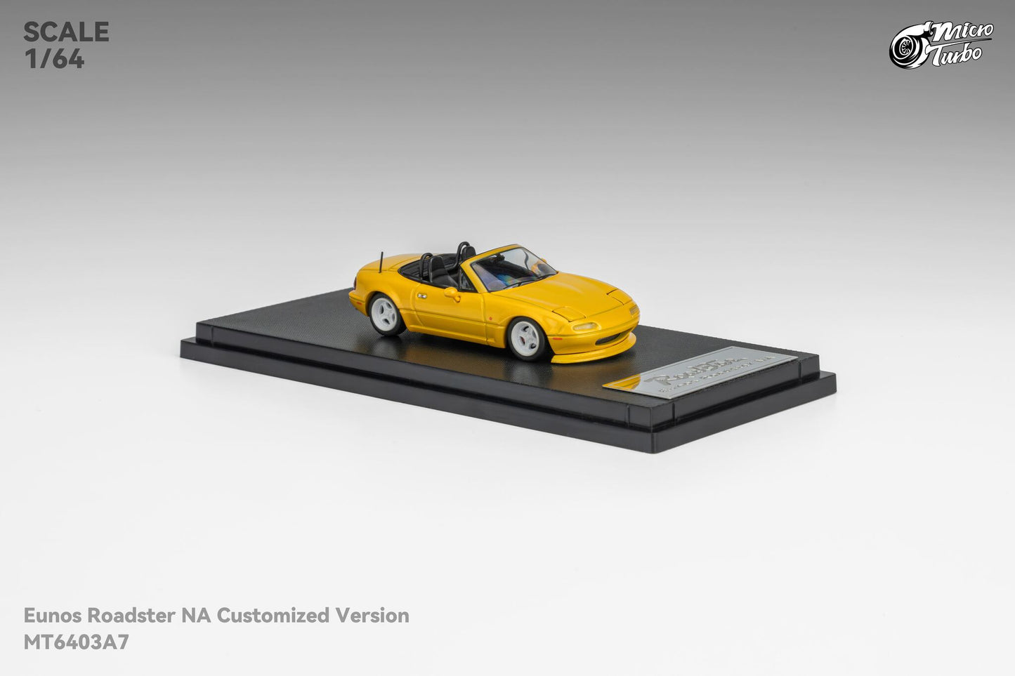 Microturbo - 1/64 Custom MX5 - Metallic Yellow