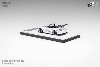 (Pre-Order) Microturbo 1/64 Custom S2000 RB - Metallic White